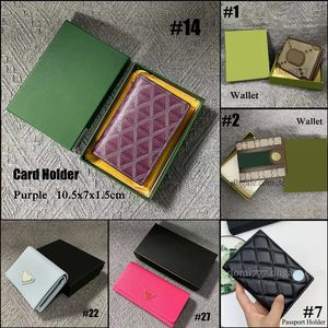 Porte-vendeur supérieur portefeuille de portefeuille de portefeuille de portefeuille portefeuille porte-passeport cadeau pour les femmes ou les hommes