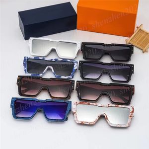 Lunettes de soleil cool à la mode pour hommes et femmes, lunettes de soleil d'été avec boîte 8 couleurs