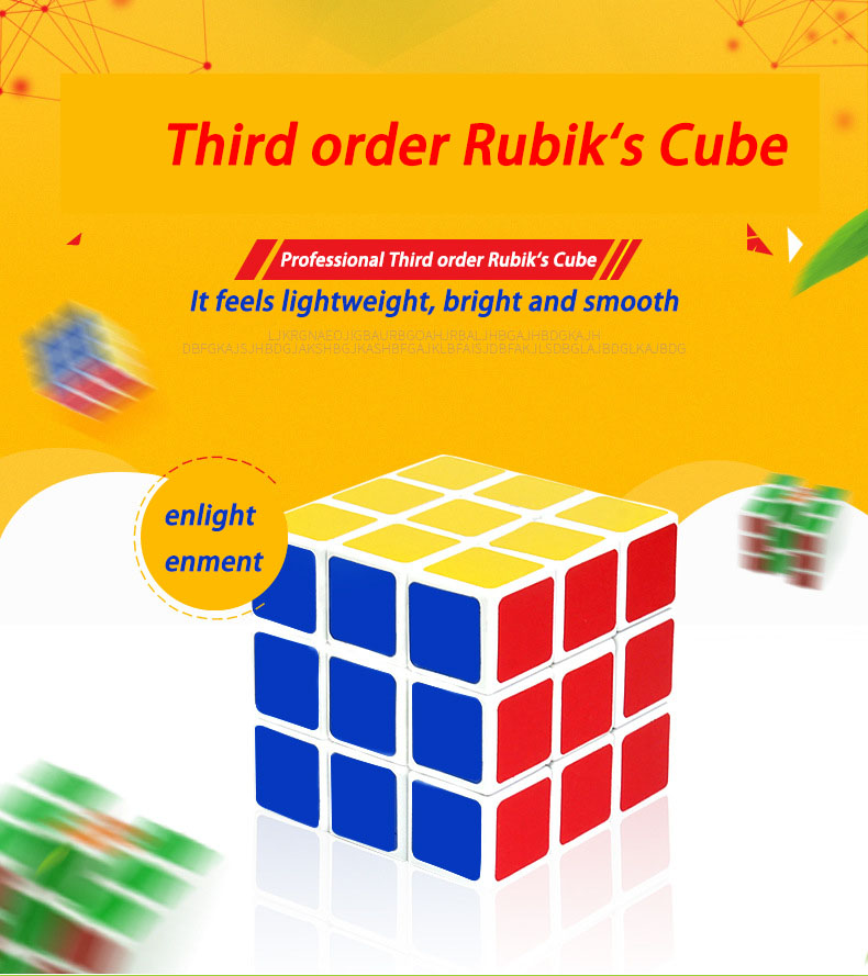 Top Selling 3x3x3cm Full size Cube Puzzle Party Puzzle Game Toy Eco-Friendly Material Vivid Colors Mini Magic Cubes for Kids