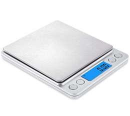 Échelle alimentaire de cuisine numérique la plus vendue 500 x 001G Taille de poche avec PCS Tare Switch Units Multifonction en acier inoxydable P6816900