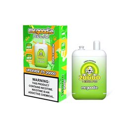 Cigarette électronique la plus vendue 20 ml + 20 ml E-liquide aux fruits Mr Goodie 20000 bouffées Vape Pod jetable