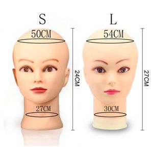 Top verkopende vrouwelijke mannequin -kop zonder haar voor het maken van pruik stand en hoed display cosmetologie manikin training head