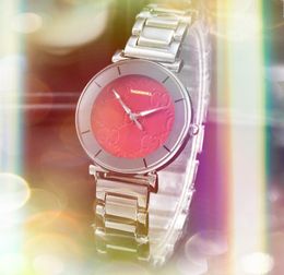 Más vendidos ICE Out Hip Hop Ocio para mujer Relojes con esfera de abeja pequeña Correa de cuero de acero inoxidable Movimiento de cuarzo Señora Oro rosa Caja de plata Pulsera Reloj de pulsera Regalos