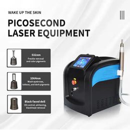 Top vente picoseconde laser détatouage 1064nm 755nm 532nm carbone peeling laser beauté équipement retrait tatouage laser machine