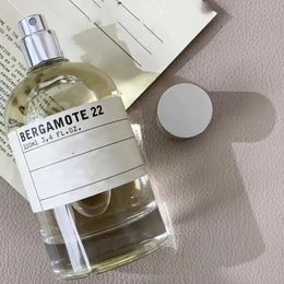 Top vente de qualité Parfums Parfum neutre Désodorisant BERGAMOTE 22 100 ml EDP pour hommes femmes Durable Parfum navire gratuit