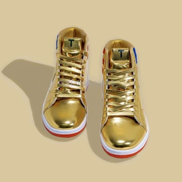 Top vente T Trump Basketball Casual Chaussures The Never Surrender High-Tops Designer 1 TS Running Gold Custom Men Outdo Sneakers Comft Spt Trendy Lace-up avec 417