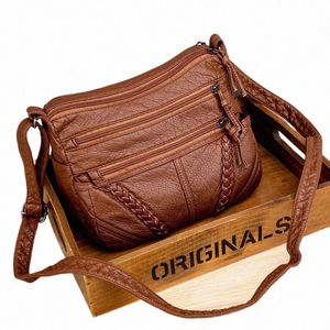 Sacs Menger pour femmes les plus vendus, sacs à bandoulière en cuir PU assortis, cadeau Fi pour filles d'âge moyen, 62hN #