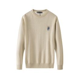 Top senior ontwerper Polo Little Sweater heren met lange mouwen geborduurd paar warm herfst/winter casual pullover wit gepaarde sweatshirt