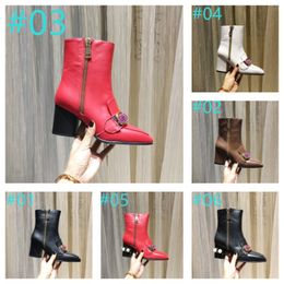 Top Shoes Bottines pour femmes Designer de luxe ggs''gg Desert Boots Beige et ébène 100% véritable cuir décontracté matelassé à lacets chaussures d'hiver semelle à crampons en caoutchouc