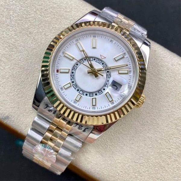 Top Sky Mens Automatic Watch Mouvement Automatique Reloj Hombre DateJust Watches en acier inoxydable 41 mm Luminal étanche RLX Wrist Wrists 2214