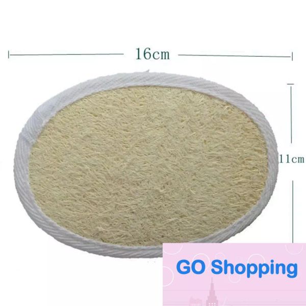 Top Suave Exfoliante Natural Loofah Esponja Correa Mango de baño Almohadilla Ducha Masaje Cepillo de limpieza Piel Cuerpo Baño Spa Accesorios de lavado