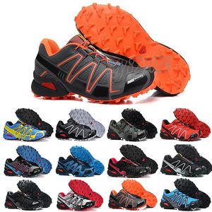 Top Speed Cross 3 CS Hombres Mujeres Zapatillas deportivas para correr al aire libre SpeedCross Run Negro Verde Rojo Azul Entrenador Zapatillas deportivas para hombre tamaño 36-46 cv4