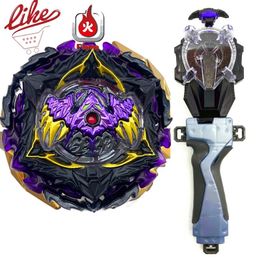 Top Spinning Top Laike Superking B175 Lucifer the End Spinning Top B175 Bey with Spark Launcher Handle Set Toys for Children 230621