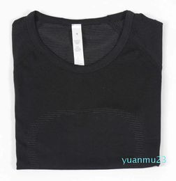 Camiseta superior Slim Fit, camisa deportiva ligera de secado rápido, tejido absorbente, Fitness, transpirable