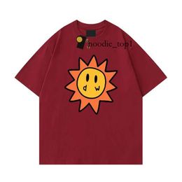 Camiseta superior Mujer hombres Drawdrew Diseñador Camiseta Smiley Sun Playly Camiseta TEE TEA TEE GRÁFICO Dibujo de verano Camisas casuales de manga corta 7280