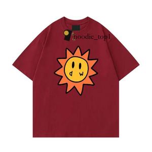 Top T -shirt Vrouw Men Drawtrew Designer T -shirt Smiley Sun Speelkaarten T -shirt T -shirt Grafisch T -shirt Zomerkleding Korte mouw Casual shirts 7280