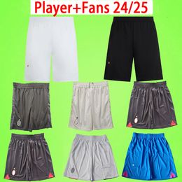 24/25 pantalones cortos de fútbol 2025 Theo Tonali Leao AC Pantalones de fútbol ASMANA Jugador Versión 2024 Milans Home Away 3rd Kaka Shevchenko Giroud Inzaghi Men Kit Pantaloncini da Calcio