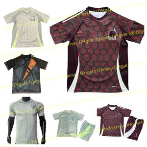 Top Thaïlande Qualité 24 25 Copa 2024 MEXIQUE Maillots de football Chemises de football CHICHARITO LOZANO Hommes Femmes Enfants Uniforme Maillot de pied Kits camiseta futbol À manches longues