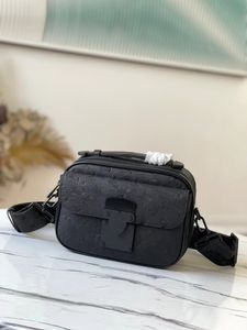 Lederen schoudertas van bovenaf Crossbody Tas Magnetische sluiting om veilige items 22 * 8 * 18 te garanderen