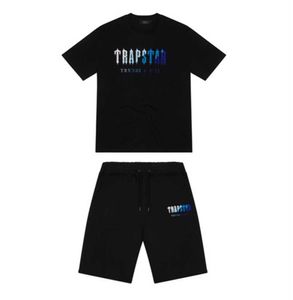 Top Trapstar nouveau t-shirt homme manches courtes tenue Chenille survêtement noir coton Londres StreetwearS-2XL 339