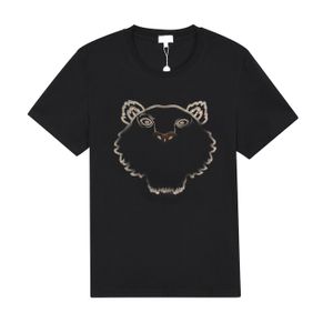 Top Tshirts Tiger Heads Kenzio Designer T-shirt For Men Streetwear Mens Tees Modèles d'été Broderie