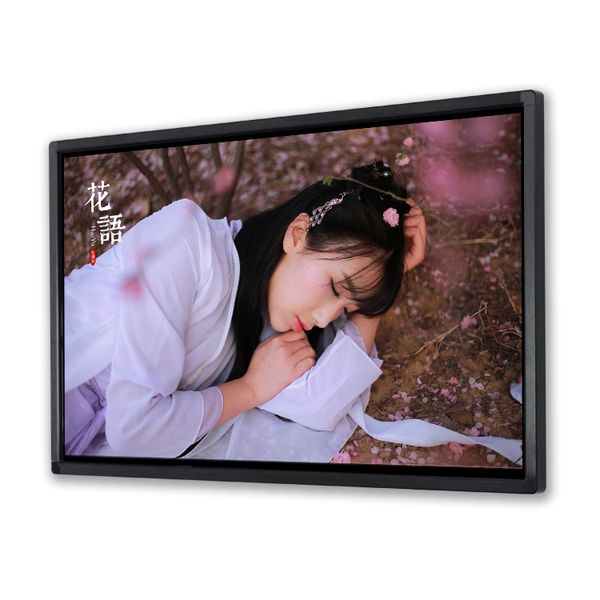 TOP TV prix moins cher 22 mural Wifi Android Internet Lcd lecteur d'affichage publicitaire/affichage publicitaire Smart LCD TV