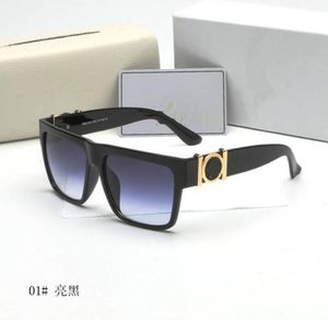 Lunettes de soleil de style britannique pour hommes et femmes, nouveau design, grand carré, exquis, à la mode, lunettes de protection, 68612