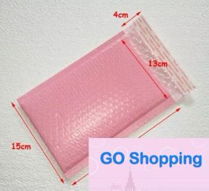 Top bruikbare ruimte roze Poly bubble Mailer Gift Wrap enveloppen opgevulde zelfsluitende verpakkingstas fabrieksprijs