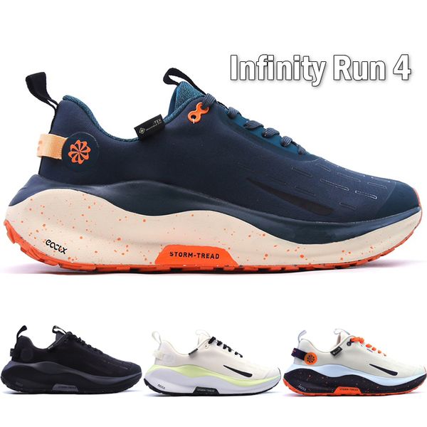 Top ReactX Infinity Run 4 Hombres Mujeres Zapatillas para correr Invincible GTX Diseñador Pale Ivory Antracita Deep Jungle Total Orange Sea Glass Zapatillas de deporte al aire libre Tamaño 36-45