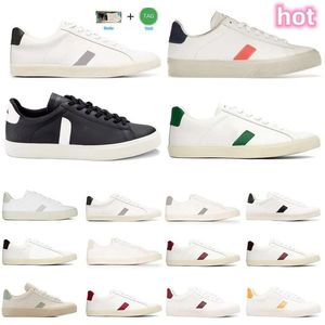 Top Vejaon Sneakers Men blanc 2005 French Brésil Green Earth Green Low-Carbone Life V Organic Cotton Flats Platform Sneakers Femmes Classic Designer Chaussures Trainers 369