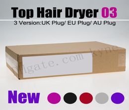 Top Version 3 Sèche-cheveux Hairdriver sans ventilateur Salon professionnel Blower Blower Curler2566027