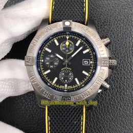 Version supérieure BLSF Super II 45 mm Bandit A1337111 ETA A7750 Chronographe automatique Mouvement Titanium Case Mens Watch Sapphire Stophatch Wat 274K