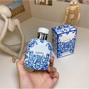Top Version Quality 5A Marque Blue Blue Men Perfume 125 ml pour homme Summer vibrations parfum Edt Good Spel de Cologne Spray durable