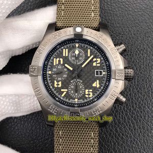 Top Versie BLSF Super II 45mm Bandit M13371 ETA A7750 Chronograaf Automatische Beweging Titanium Case Mens Horloge Sapphire Stopwatch Horloges