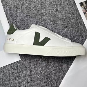 Top VJ Casual Shoes Vejaon Sneakers French Brasil Green Earth Green Green Low-Carbon V Llats Flats de algodón de algodón Snakers Women Designer Shoes Mens Entrenadores 366