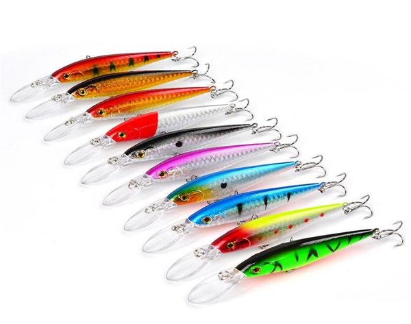 Top Walleye crankbaitts Lares de pêche au lac 115cm 105g Minnow Plastique Hard Bait Ca Jlltss Outbag20076921055