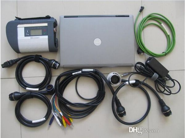 Top wifi DOIP mb star outil de diagnostic c4 hdd avec ordinateur portable d630 de haute qualité pour SCANNER de camions de voitures