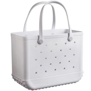 TOP Femme Mode Bogg Sac PVC en plastique Panier étanche Sacs de plage Sacs à main fourre-tout pour femmes Sacs à bandoulière Designer Embrayage Grand sac de rangement