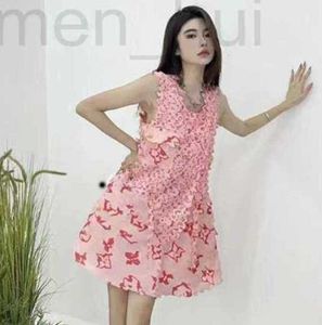 Top Femmes Hobe Summer Luxury Brand Robes roses pour femmes Robes imprimées pour femmes