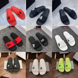 Top Vrouwen Zomer Slides Heren Slippers Sandalen Paren Lederen Strand Slipper Dames Gedrukte Causale Slippers Platte Slide Trouwjurk Schoen 35-46