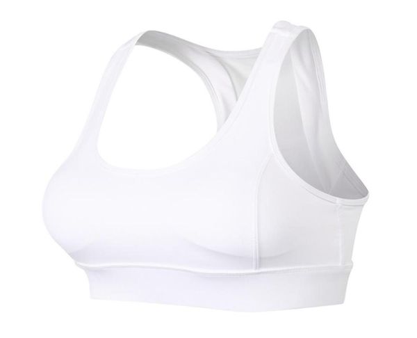 Haut femmes entraînement sport soutien-gorge noir yoga costume séchage rapide vêtements de fitness blanc color3800085