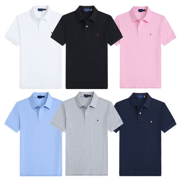 Classique Designer Polos Chemise Casual Broderie T-Shirt Hommes T-shirts D'été Revers Marque D'affaires hommes polo Mode Homme Femme imprimé animal Homme S-2XL