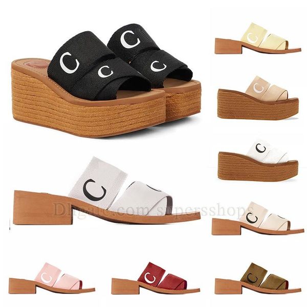 Top Femmes Sandales Pantoufles Sliders Slides EUR 35-42 Mules Woody plates Desert Sand Noir Blanc Rose Bleu Extérieur Intérieur Plage Slipper Slide Slider Sandale Éraflures