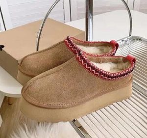 Top dames sneeuwschoen tazz slipper designer laarzen bontglaasjes klassieke ultra mini laarsjes wol winter warm warm