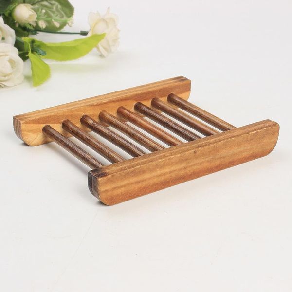 Jabonera de madera superior, soporte de bandeja de jabón, rejilla para jabón, contenedor de placa para baño, envío gratis