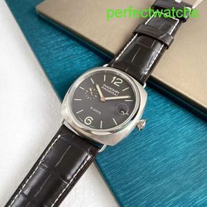 Top de poignet Panerai Radiomir Series 45 mm de diamètre Manuel mécanique Business Luxury Watch Pam00346 Steel 45 mm