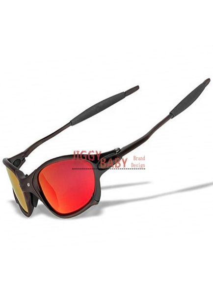 Top x Metal Juliet xx 2 Lunettes de soleil conduisant des sports de sport Polarisé UV400 verres de soleil de haute qualité hommes Miroir Ruby Blue rouge New1651454