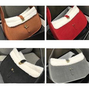 Top YS Designer fourre-tout Sac à bandoulière en cuir abrasif avec Maomao nouvel automne et hiver portefeuille femme sac à main de mode lettre pochette en gros carte style tout usage