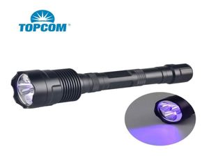 Topcom étanche 30w 365nm 395nm lumière noire UV Linterna 3 LED Linternas UV avec filtre noir ZWB2 3910614