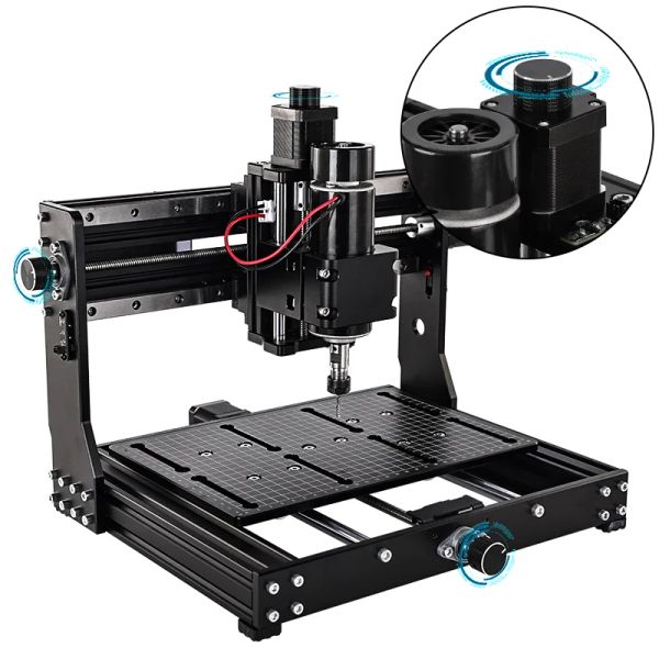 TOPDIRECT CNC 3020 Plus Laser Grab Contrôle GRBL avec une machine de coupe de broyage de broche 500W pour PCB PVC en acrylique